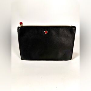 BVLGARI  Parfums Unisex Leather Toiletry/Amenity Bag